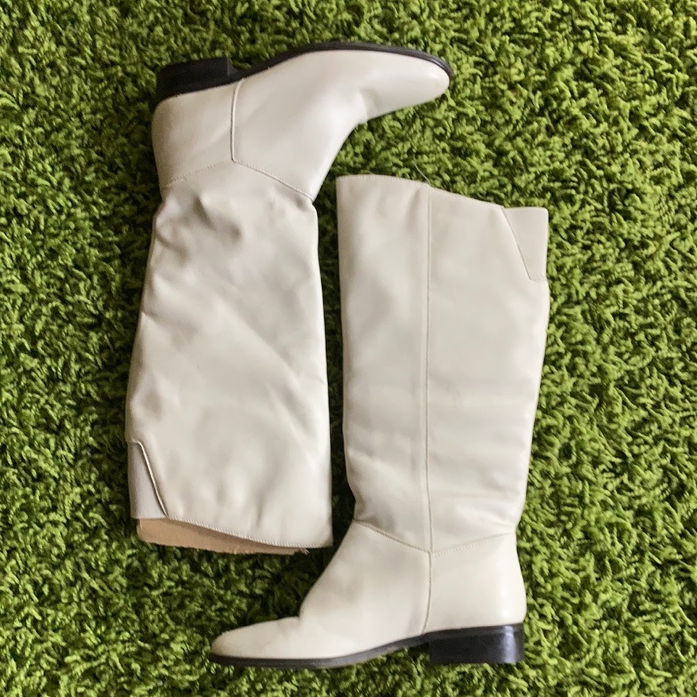 Vintage leather Knee-High Boots